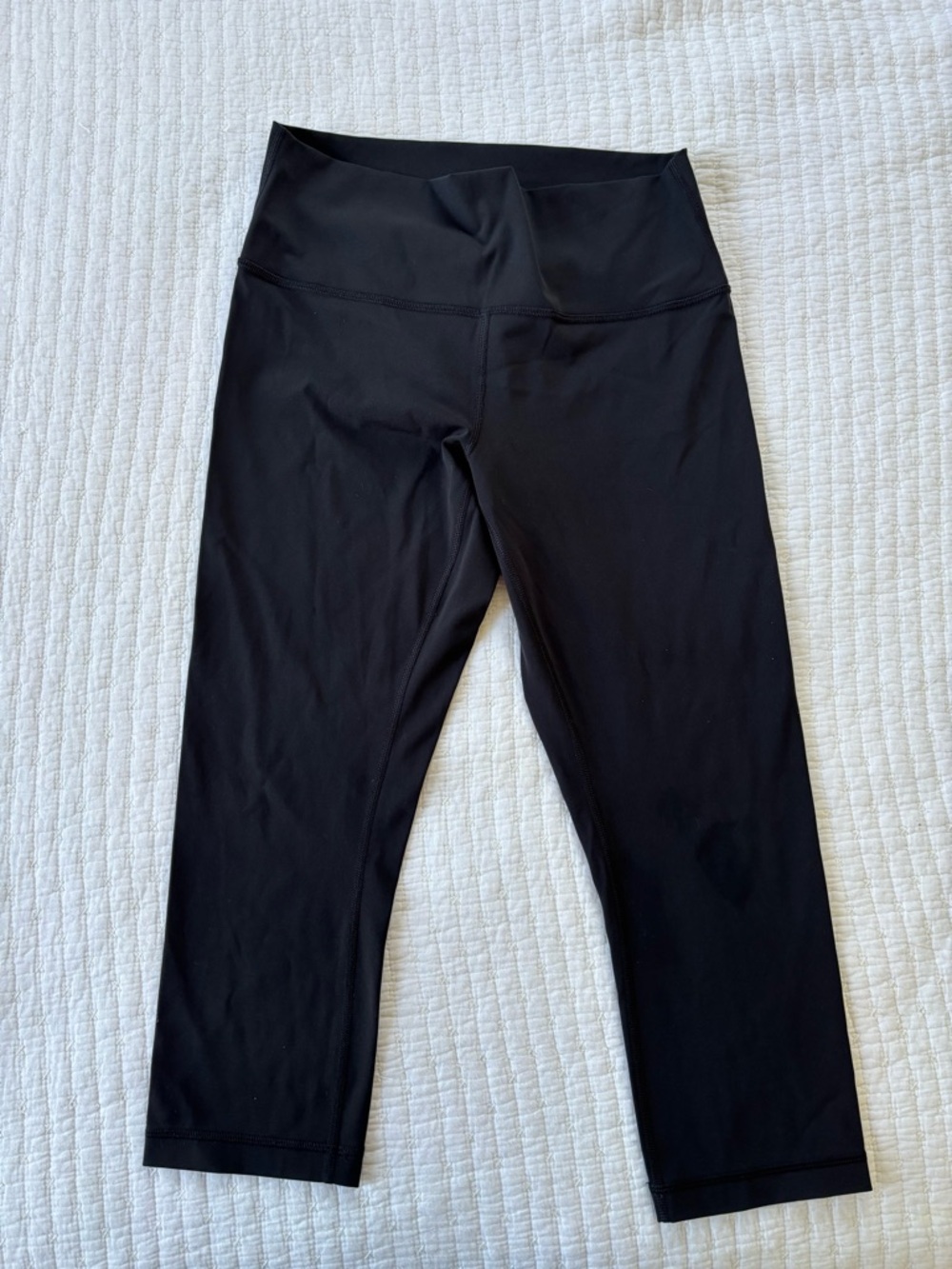 lululemon athletica Black High-Rise Capri Leggings Size 10 - Picture 2 of 5